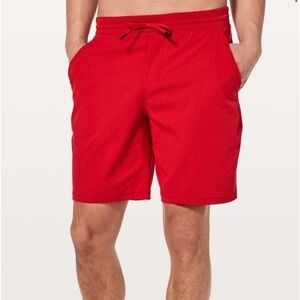 Lululemon Pace Breaker Short 9" Swim Bold Red small swimsuit